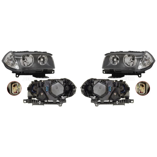 Фары Бмв Х3 BMW X3 E83 (2003-2006) комплект 2 штуки левая и правая DEPO высокое качество