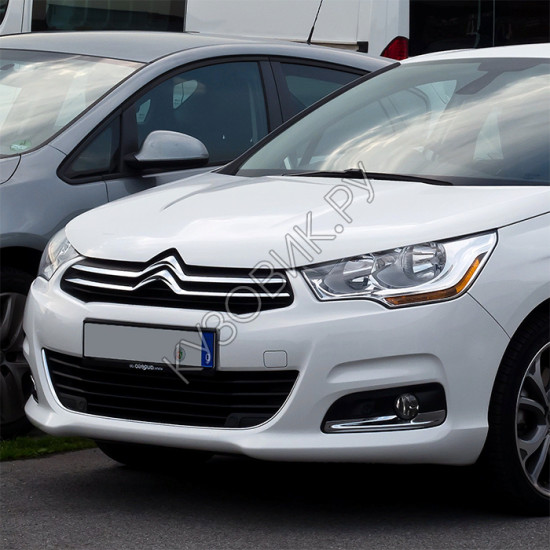 Бампер передний в цвет кузова Citroen C4 2 (2010-2016) Бампер передний в цвет кузова Citroen C4 2 (2010-2016)