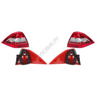 Фонари задние Рено Меган Renault Megane 2 (2006-) комплект 2 штуки левый и правый DEPO высокое качество